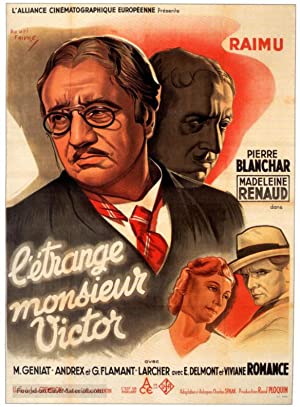 Watch Free Létrange Monsieur Victor (1938)